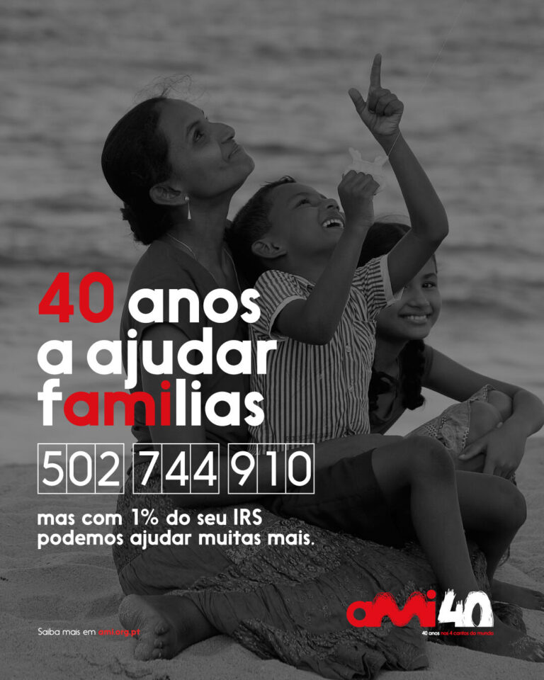 O prazo para a entrega do IRS termina dia 30 de junho 👉 Escreva 502 744 910 no quadro 11 do Modelo 3 da sua declaração de IRS e contribua gratuitamente para a Missão da AMI em Portugal e no Mundo. Um número que ajuda os outros sem custos para si. 💙 

Há 40 anos que ajudamos famílias, mas com 1% do seu #IRS podemos ajudar muitas mais.

#FundaçãoAMI #Solidariedade #ConsignaçãoIRS #doarIRS